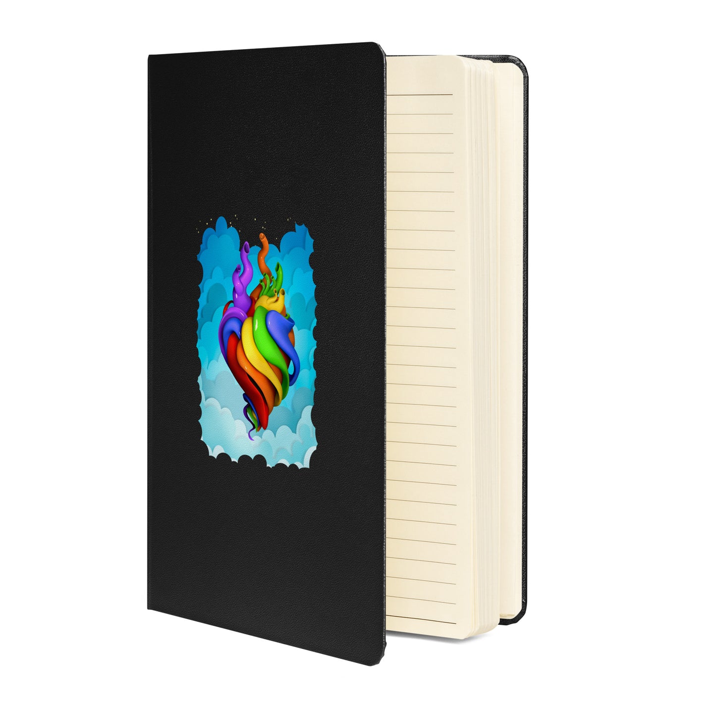 Hearts for All hardcover bound notebook