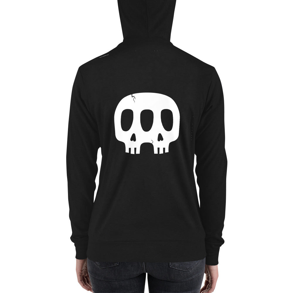 R&M Skullz zip hoodie